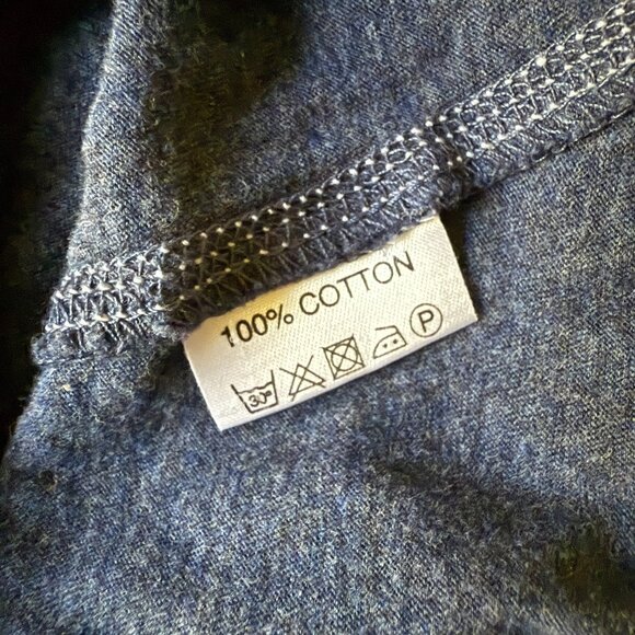 Jameson Irish Whiskey Women's Large Collectible Heather Blue Raised Letters - Picture 8 of 8